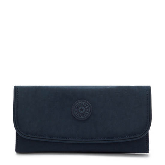 Kipling Money Land Snap Wallet Plånbok Blå | SE 1028PJ